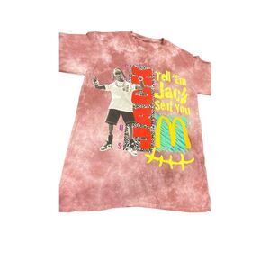 Travis Scott x McDonald's Jack Smile II Berry T-shirt size M